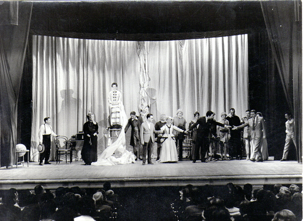 Representació d’Or i sal al Palau de la Música, 1961. Fotògraf: Pau Barceló